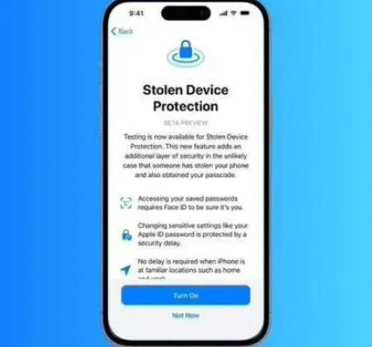 蜀山苹果授权维修店分享被盗设备保护功能开启方法 