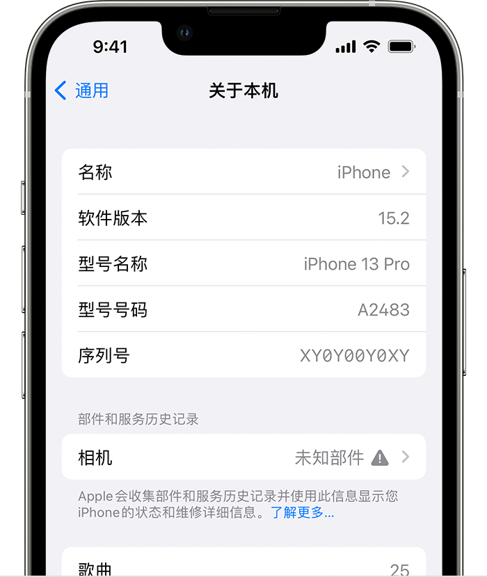 蜀山苹果维修分享iPhone 出现提示相机“未知部件”是什么原因？ 