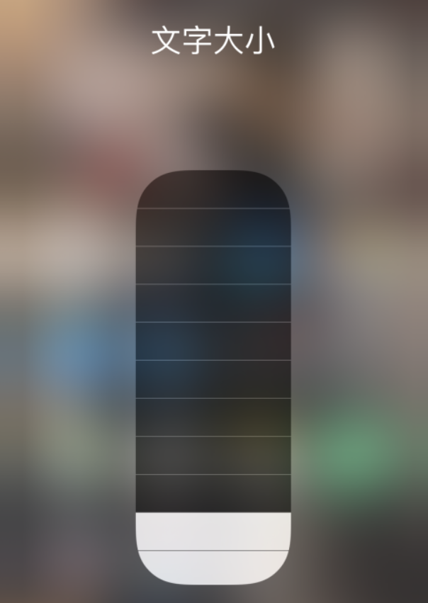 蜀山苹果手机维修分享小技巧：在 iPhone 控制中心快速调节字体大小 