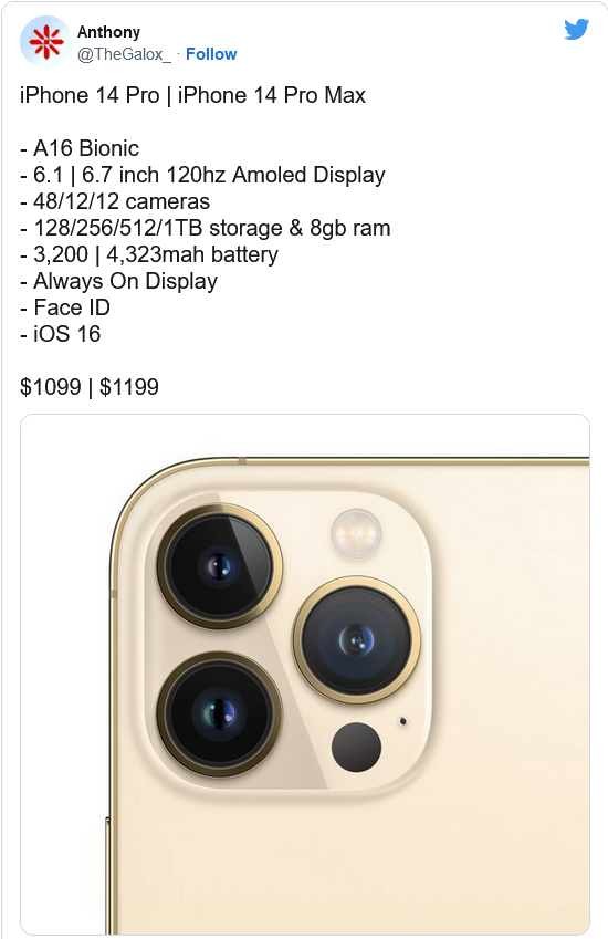 蜀山苹果14维修分享iPhone 14全系涨价 