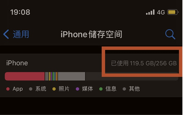 蜀山苹果13维修分享iPhone13如何查看剩余内存 