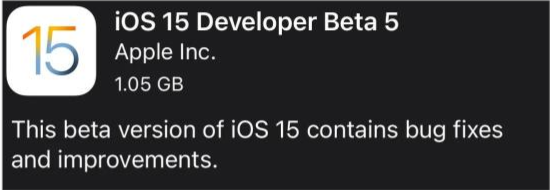 蜀山苹果手机维修分享如何升级到iOS15.0 beta5 